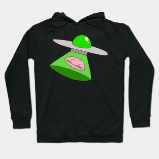 Blobfish Alien Abduction Hoodie